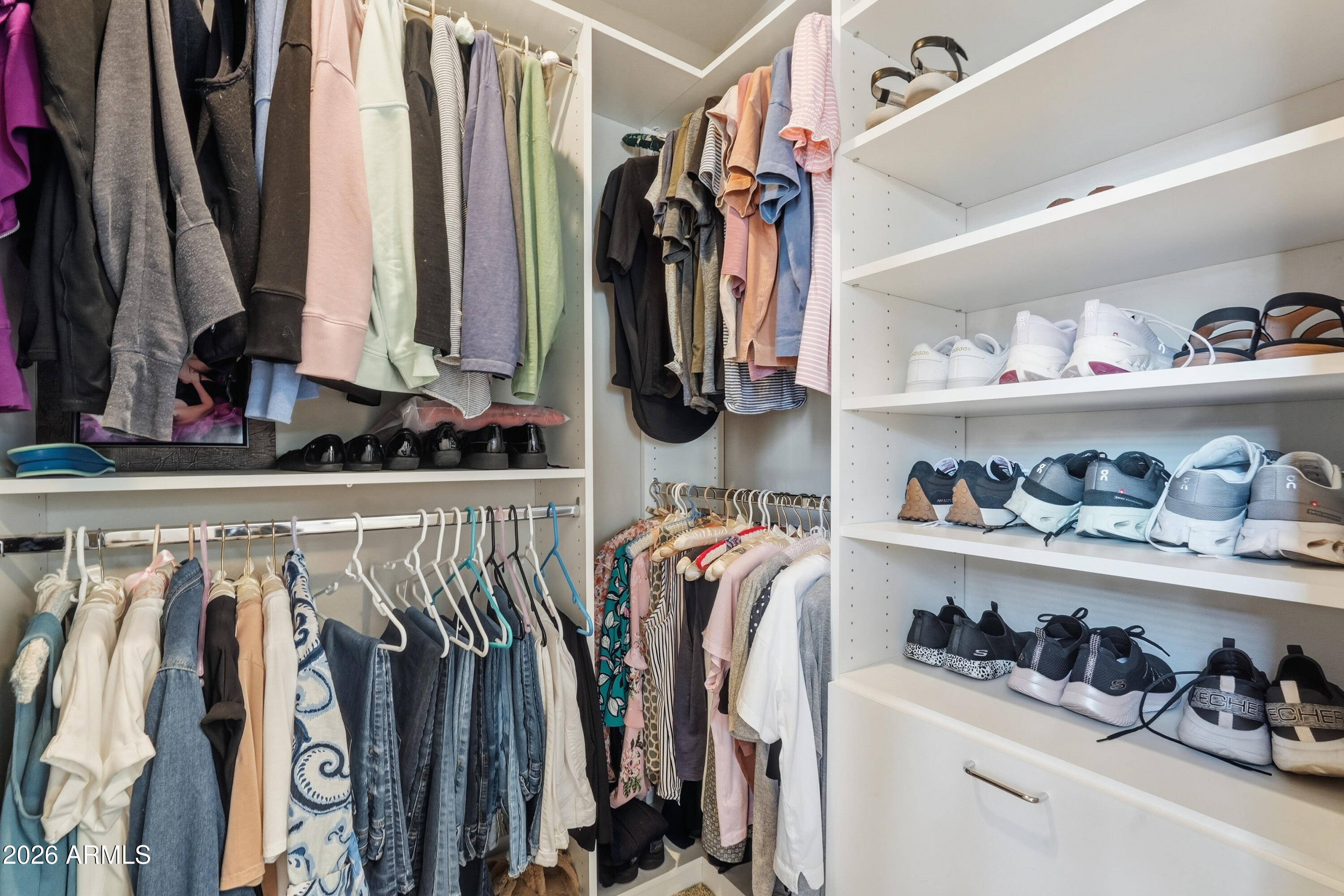 650 North Hawes Road, Unit 3318 Mesa, AZ 85207 - Photo 19 of 56 Custom Closets Build in Primary Closet