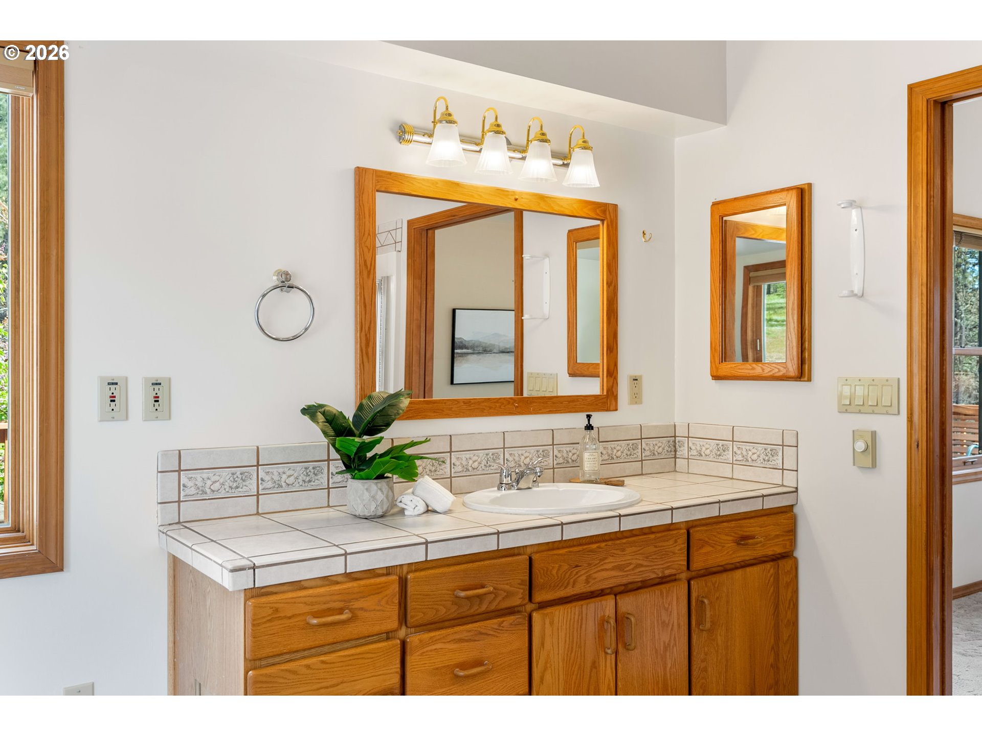 163 Goldenpine Goldendale, WA 98620 - Photo 25 of 43 a bathroom with a sink and a mirror