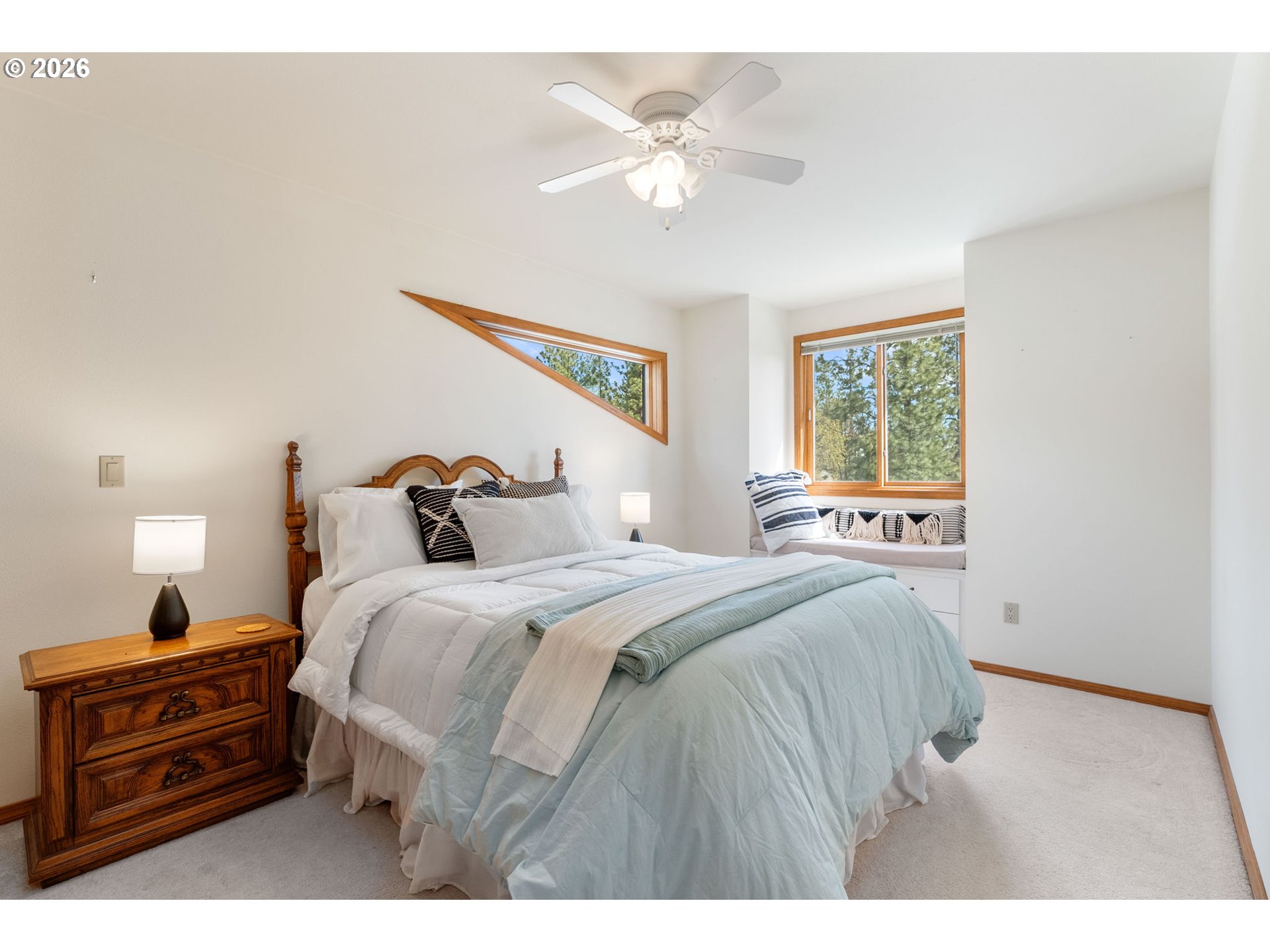 163 Goldenpine Goldendale, WA 98620 - Photo 26 of 43 a bedroom with a bed and a chandelier