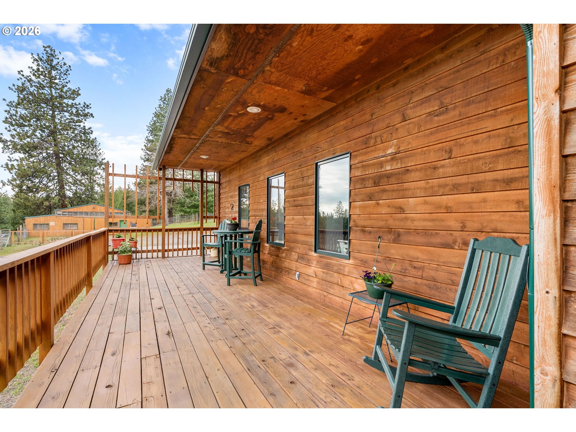 163 Goldenpine Goldendale, WA 98620 - Photo 5 of 43 a balcony with wooden floor
