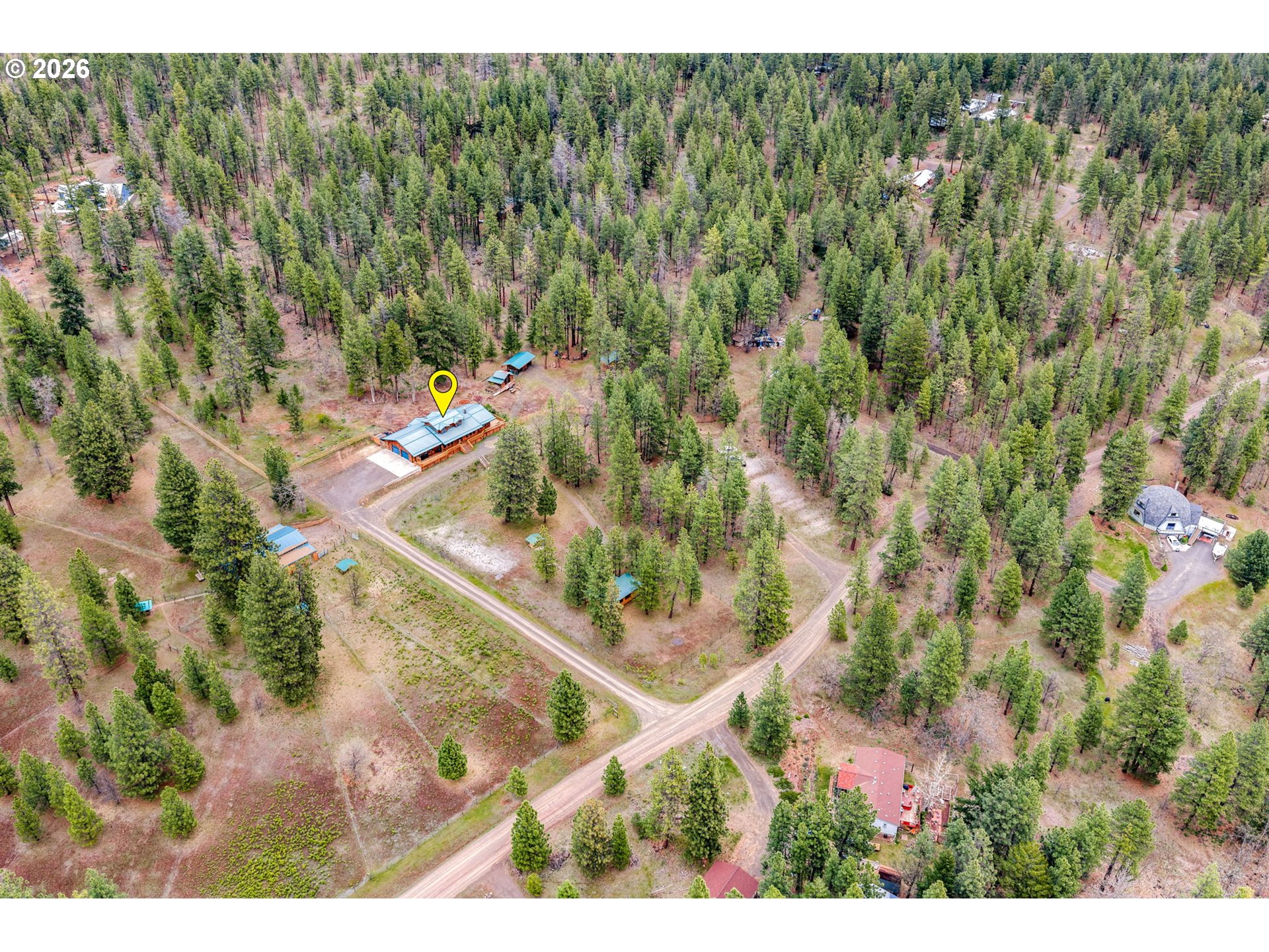 163 Goldenpine Goldendale, WA 98620 - Photo 6 of 43 a view of a yard with an outdoor seating