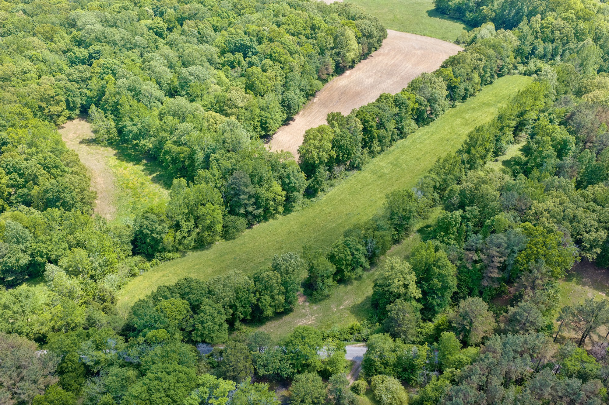 0 Mebane Cemetery Road Huntingdon, TN 38344 - Photo 13 of 14 an aerial view of residential house with outdoor space and trees all around