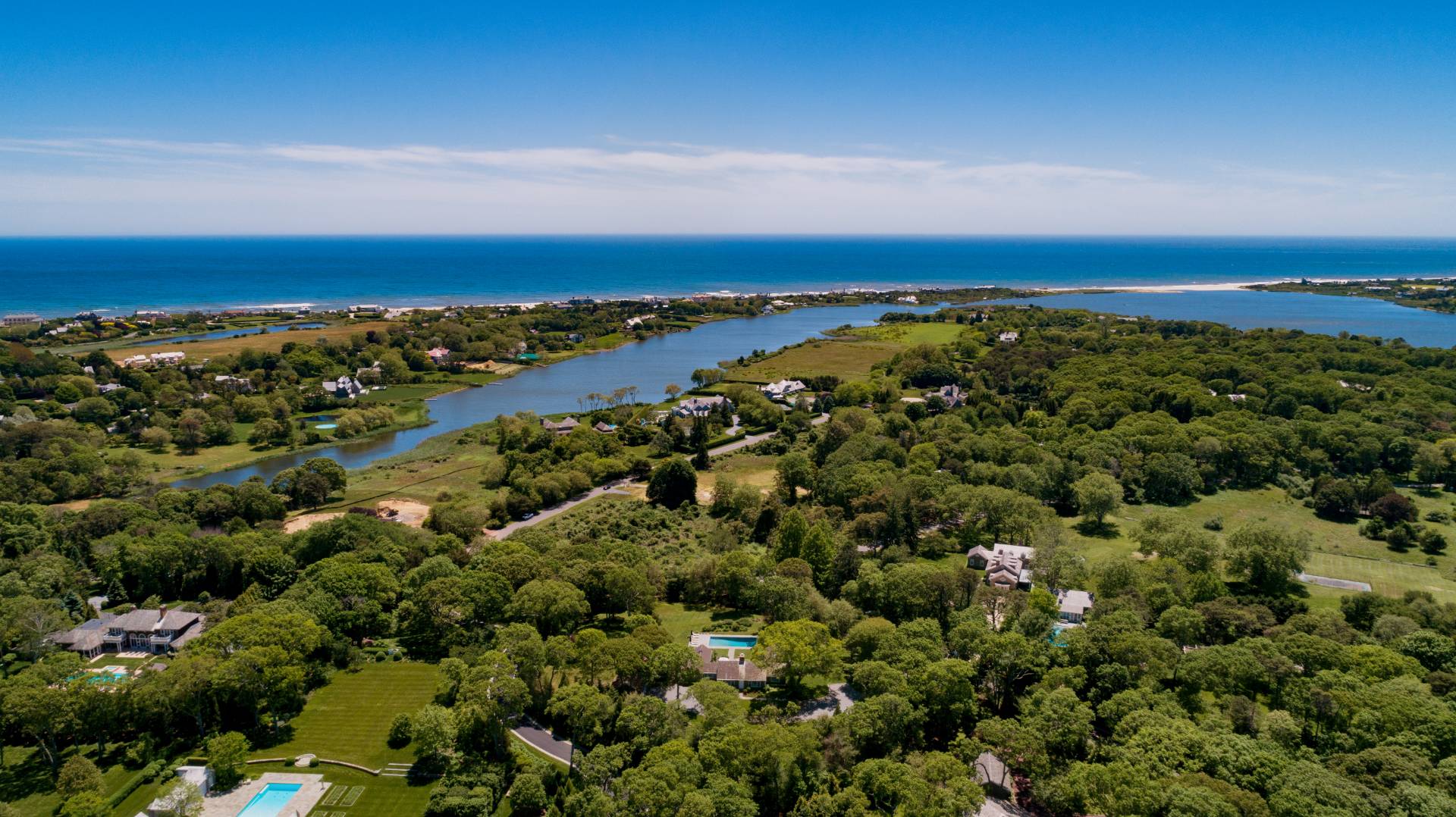 253 Georgica Road East Hampton, NY 11937 - Photo 19 of 19 an aerial view of multiple house