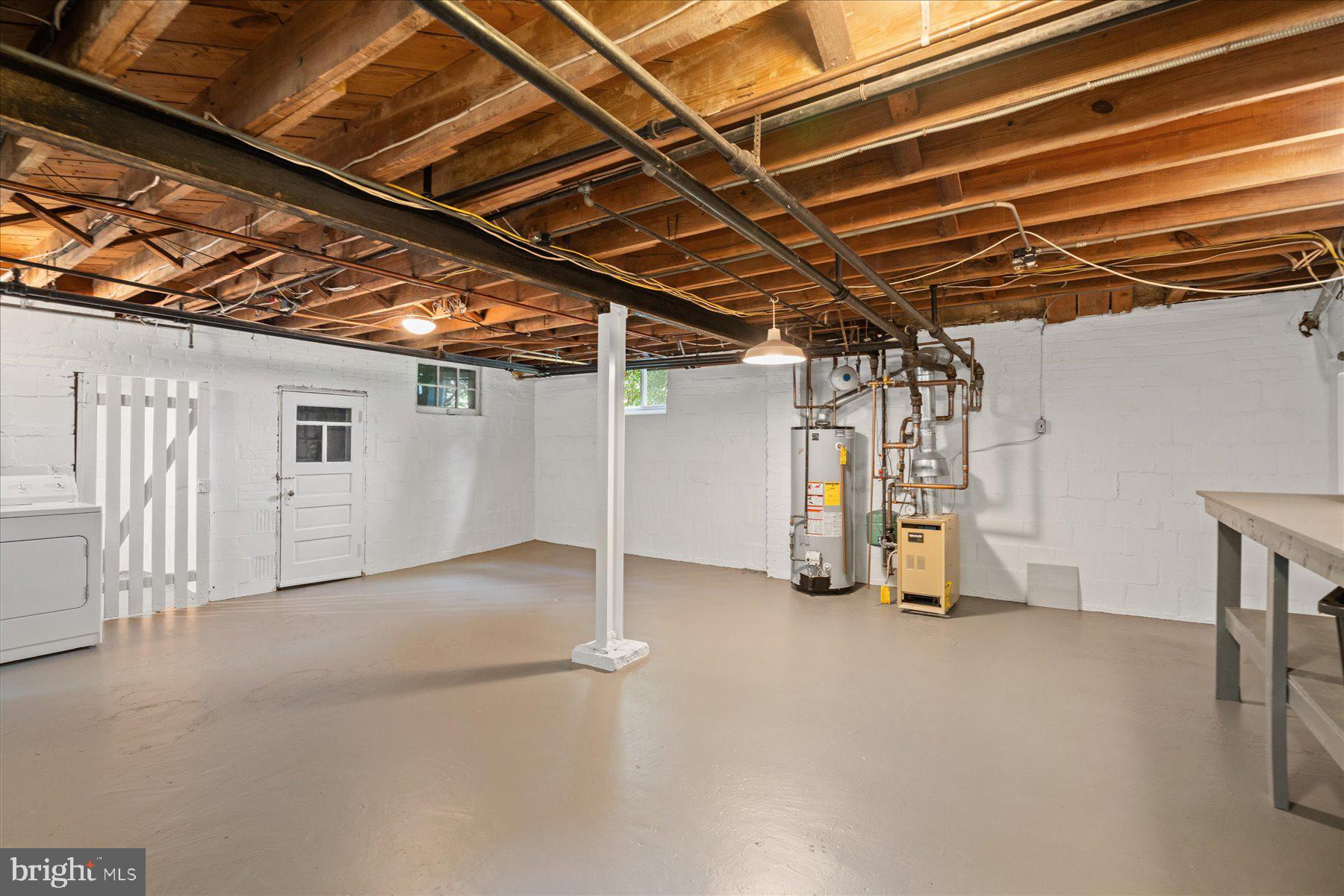 4906 46th Street Northwest Washington, DC 20016 - Photo 32 of 40 Lower level with high ceilings