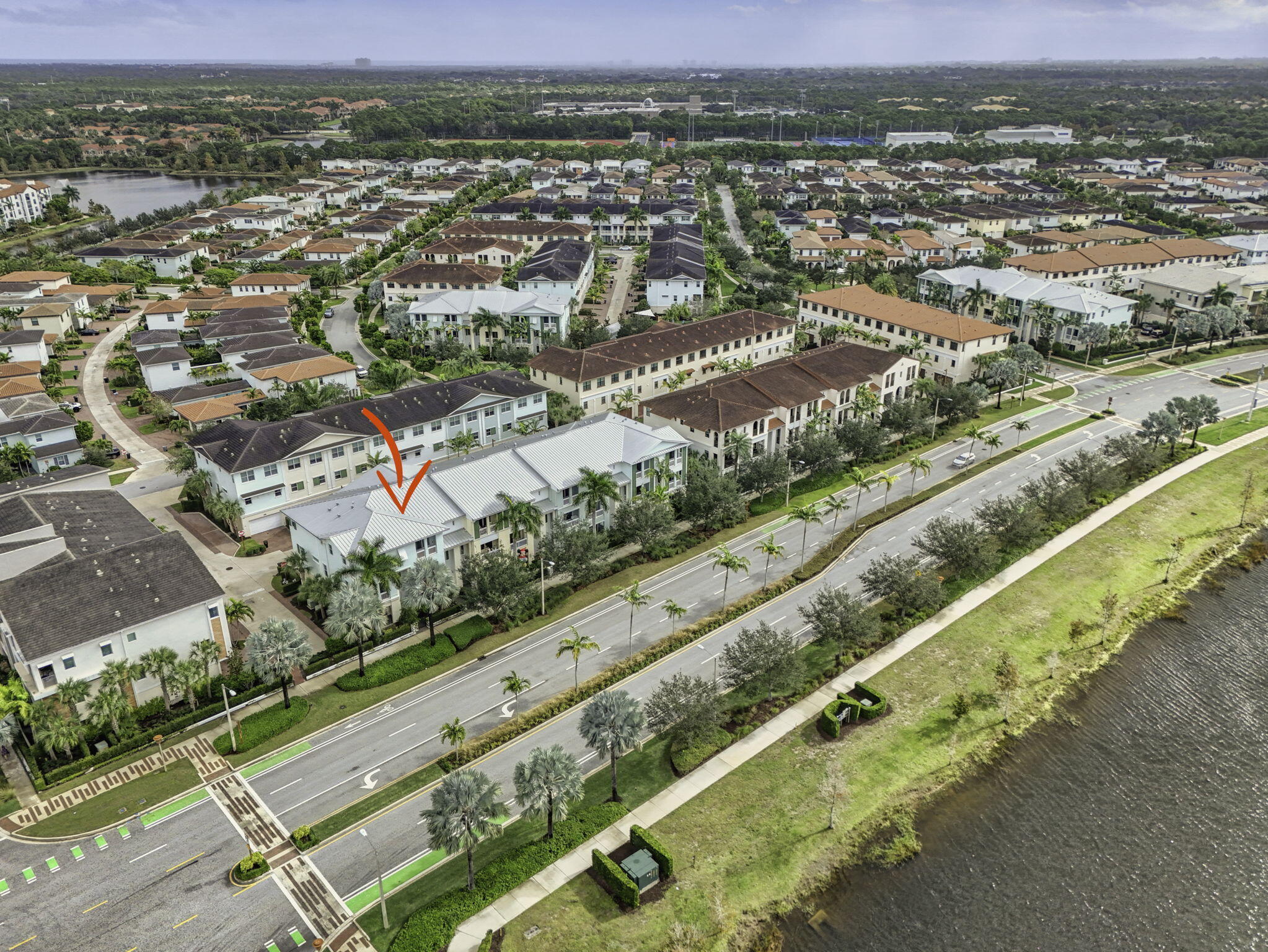 13392 Alton Road Palm Beach Gardens, FL 33418 - Photo 55 of 57 an aerial view of residential houses with outdoor space