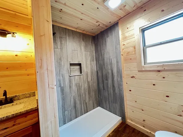 a view of a closet area