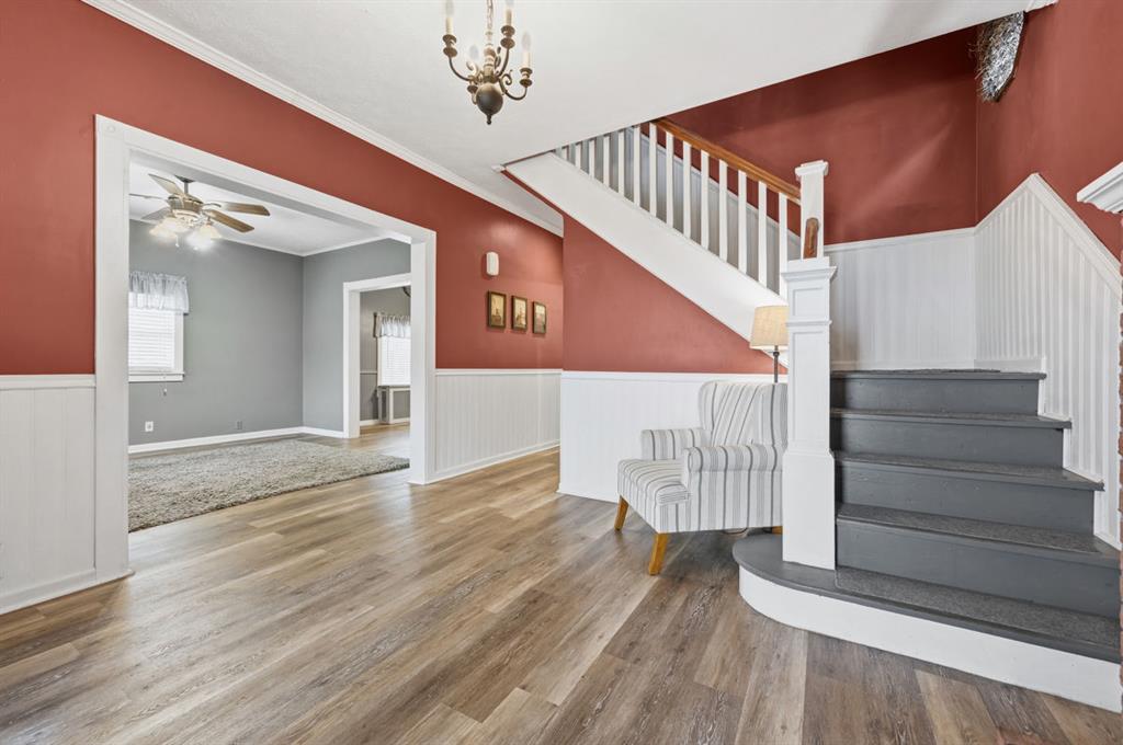 144 Davis Avenue McKees Rocks, PA 15136 - Photo 8 of 50 a view of entryway and hall with wooden floor