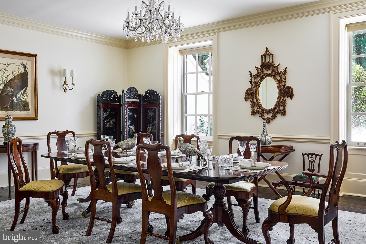 1663 Hatchers Mill Road Marshall, VA 20115 - Photo 9 of 60 Formal dining room with chandelier from Wexford