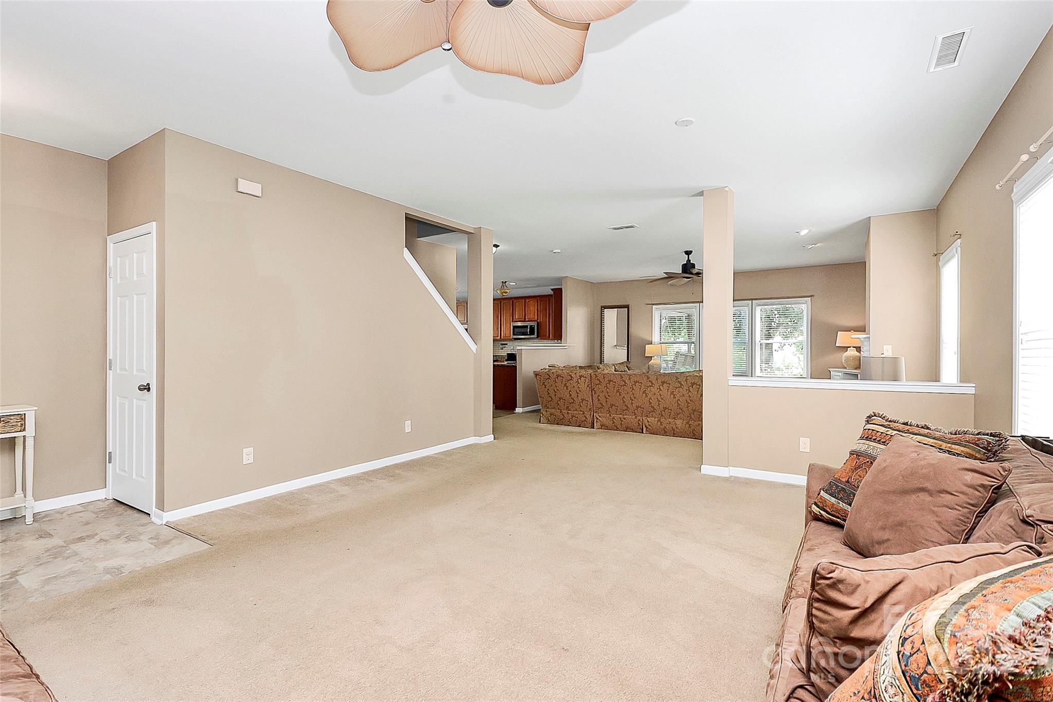 1817 Tradd Avenue Clover, SC 29710 - Photo 14 of 42 a living room with furniture and kitchen view
