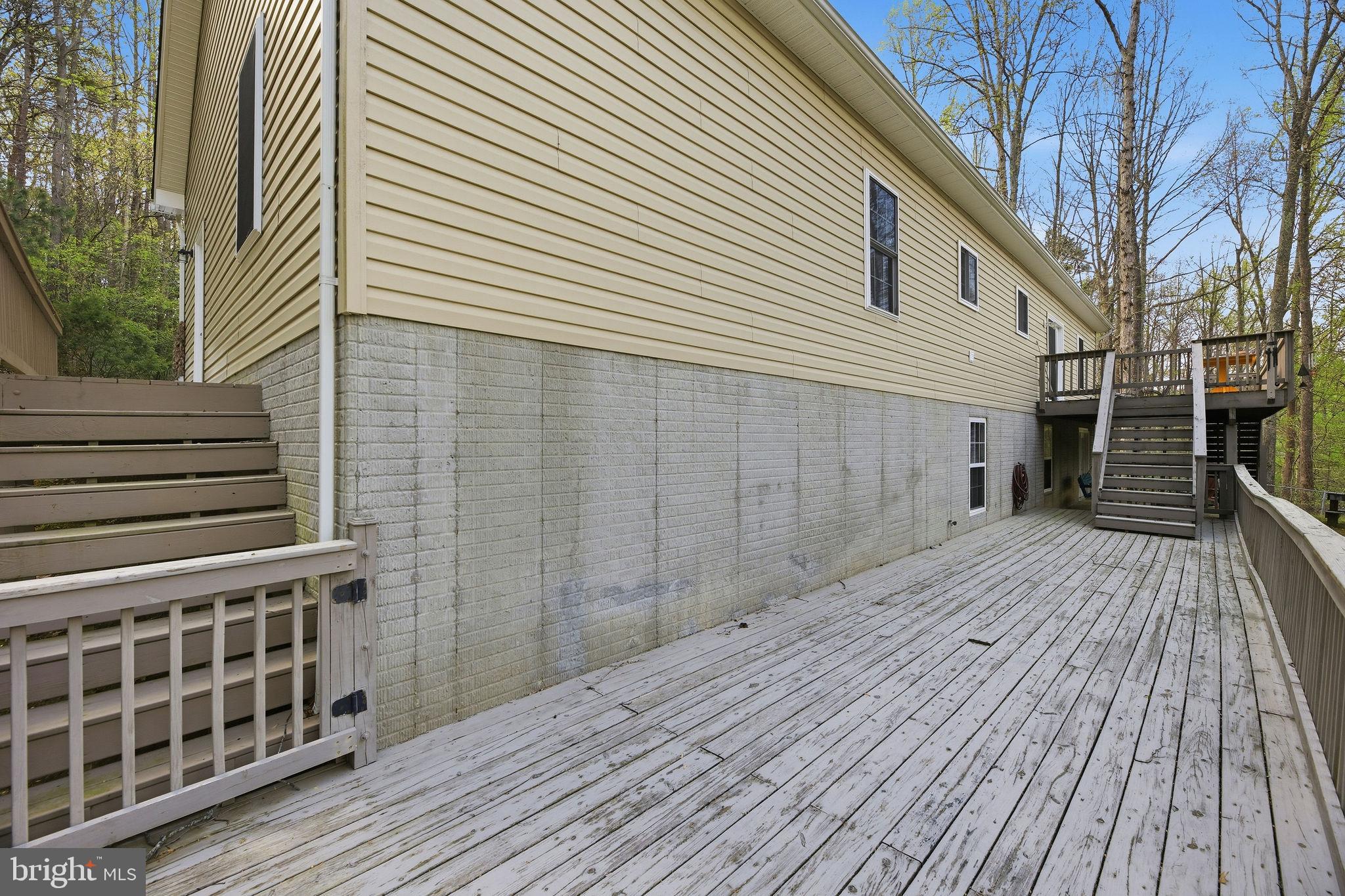 405 Ball Road St. Leonard, MD 20685 - Photo 25 of 40 a view of wooden deck