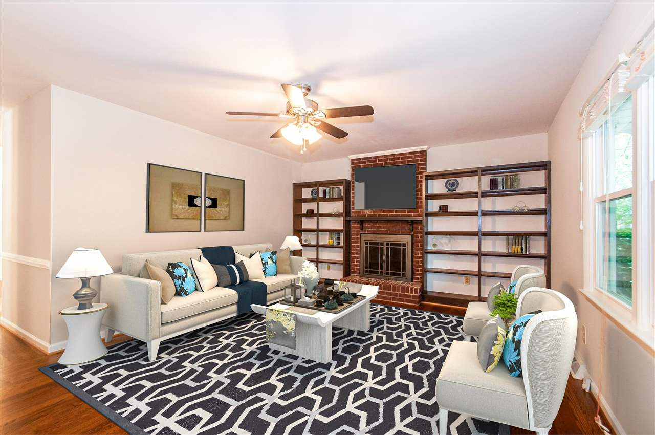 616 Purdue Street Raleigh, NC 27609 - Photo 3 of 30 Living Room