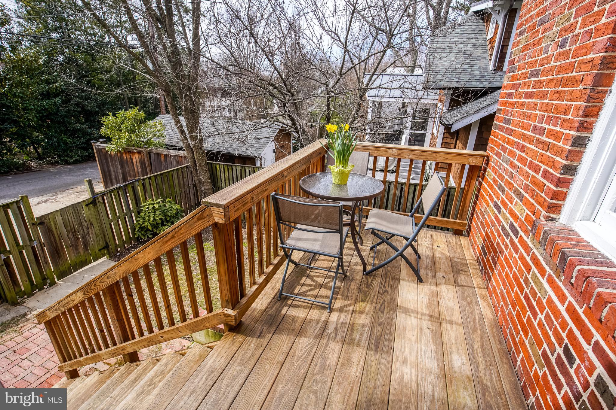 4232 River Road Northwest Washington, DC 20016 - Photo 18 of 46 Rear Deck