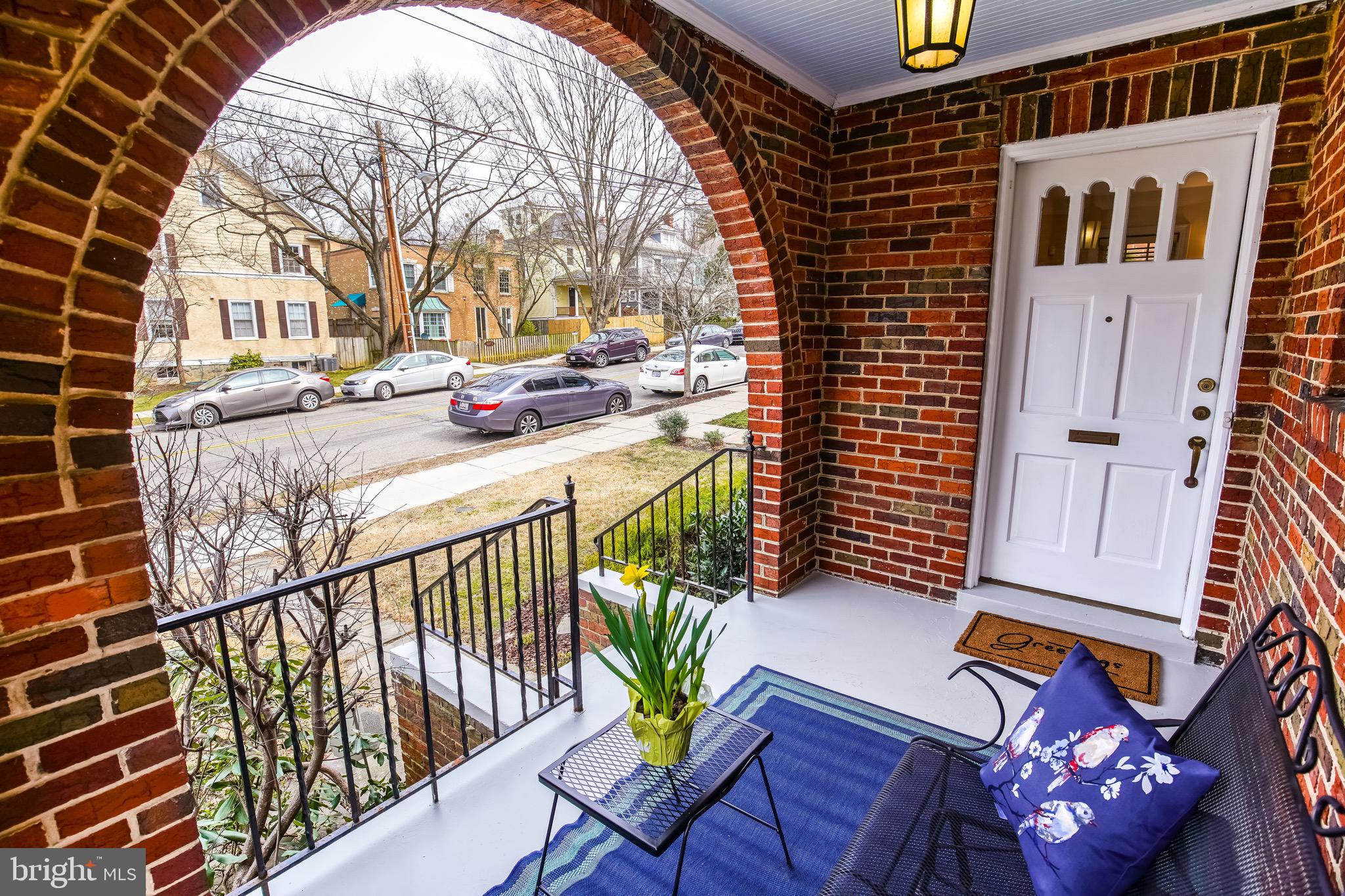 4232 River Road Northwest Washington, DC 20016 - Photo 5 of 46 Arched Porch Doorway