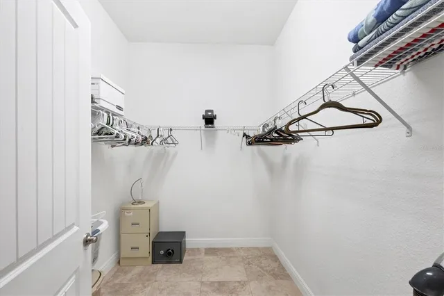 a view of a room with rack on the wall