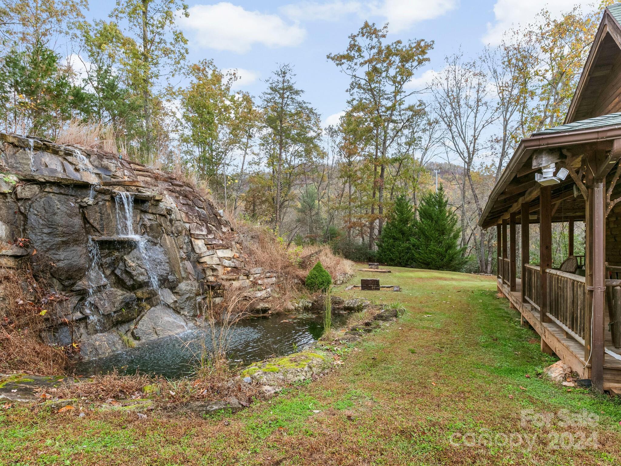 354 Nelons Road Mill Spring, NC 28756 - Photo 8 of 32 a view of yard from outdoor space