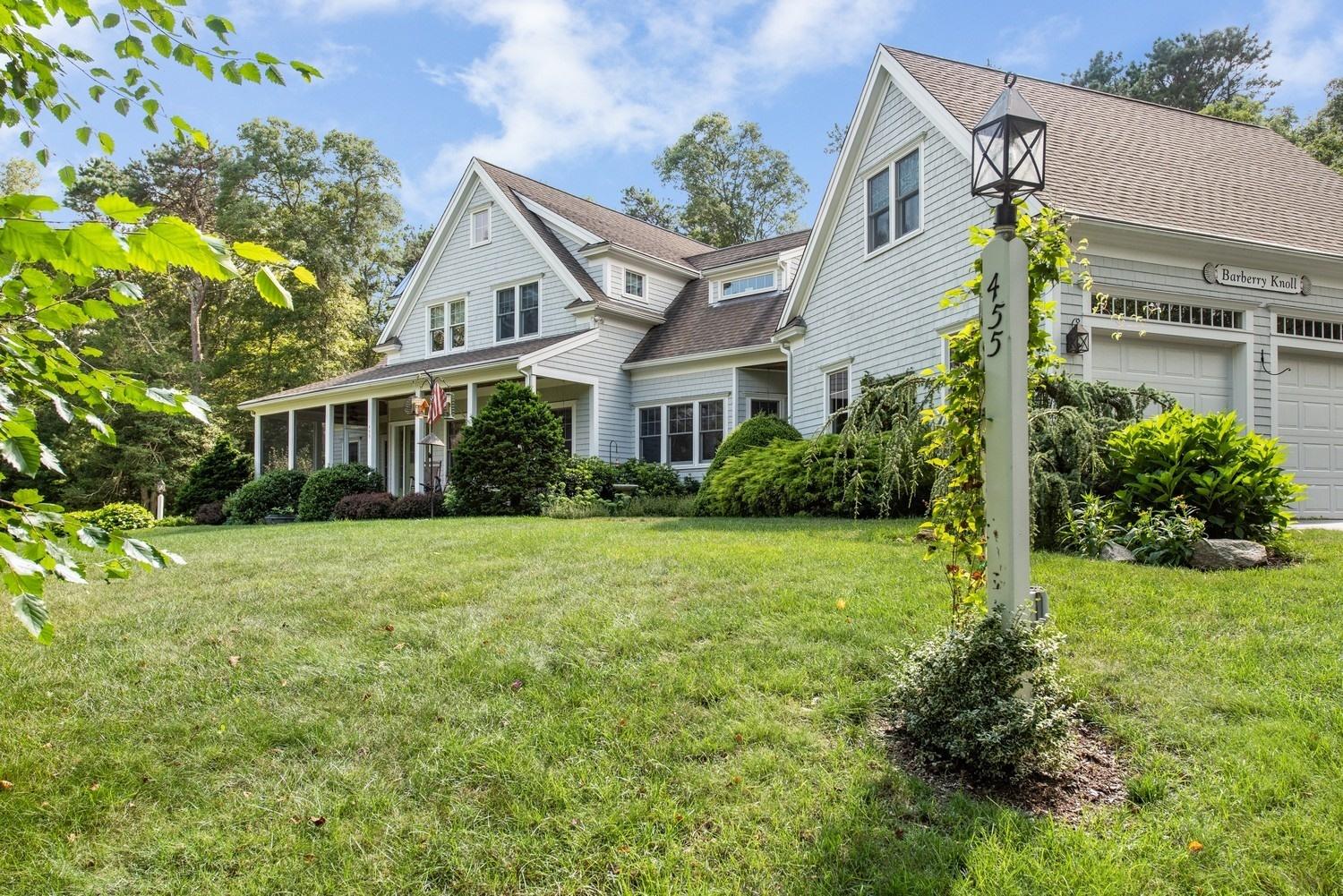 455 Turtleback Road Marstons Mills, MA 02648 - Photo 2 of 29 a view of a house with backyard and garden