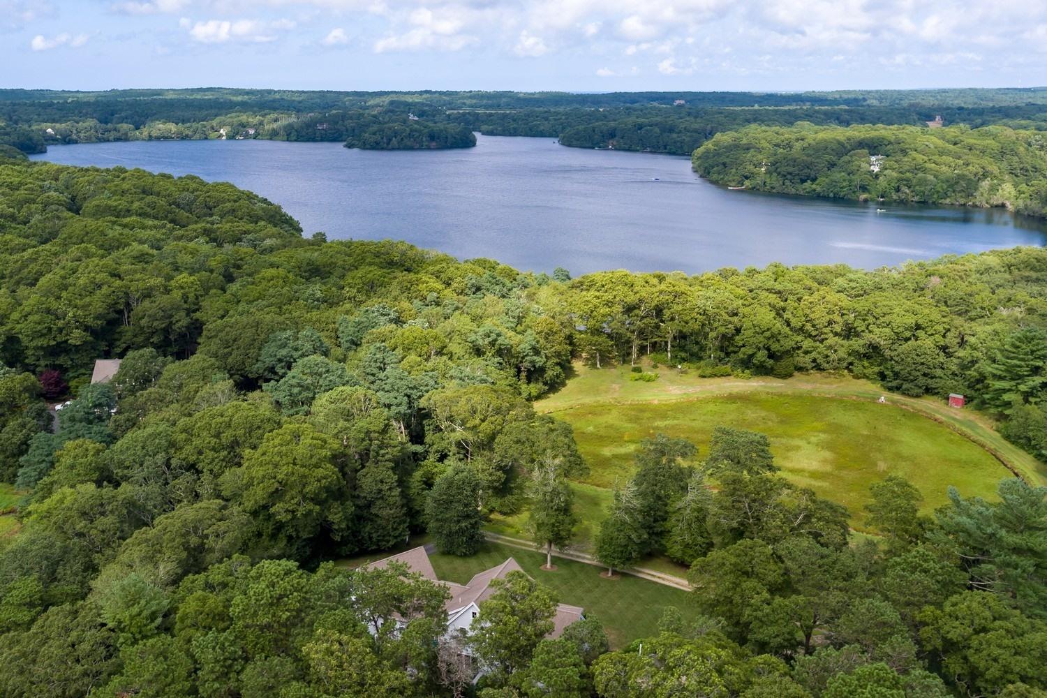 455 Turtleback Road Marstons Mills, MA 02648 - Photo 27 of 29 a view of lake with beach