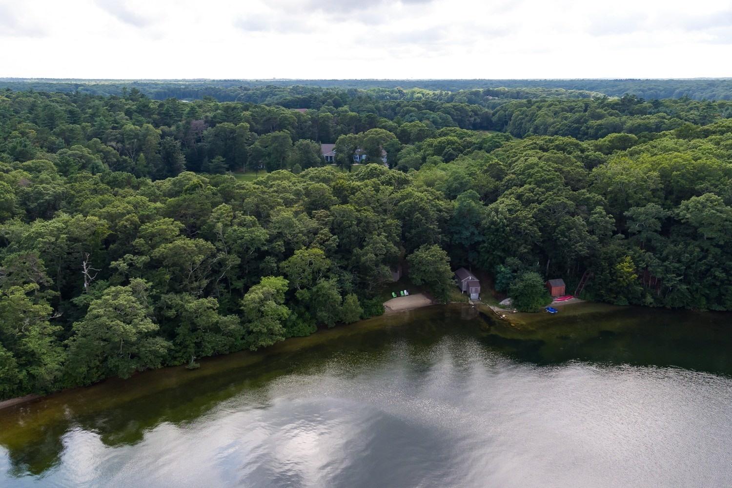 455 Turtleback Road Marstons Mills, MA 02648 - Photo 29 of 29 a view of a lake with green space