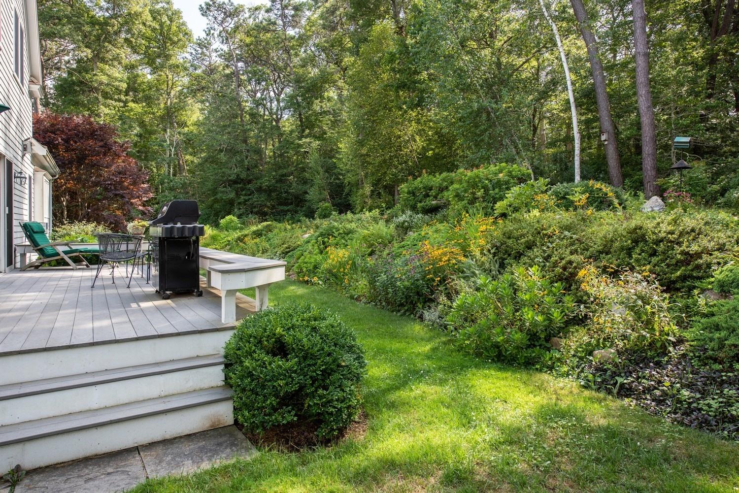 455 Turtleback Road Marstons Mills, MA 02648 - Photo 9 of 29 a view of street with bench and trees