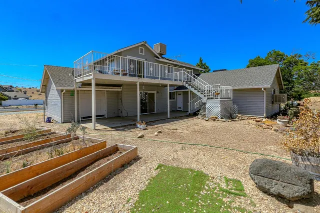 a view of a balcony with outdoor space