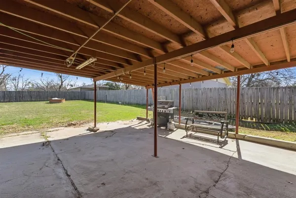 a view of an outdoor space with swimming pool