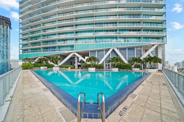 a building view with outdoor space