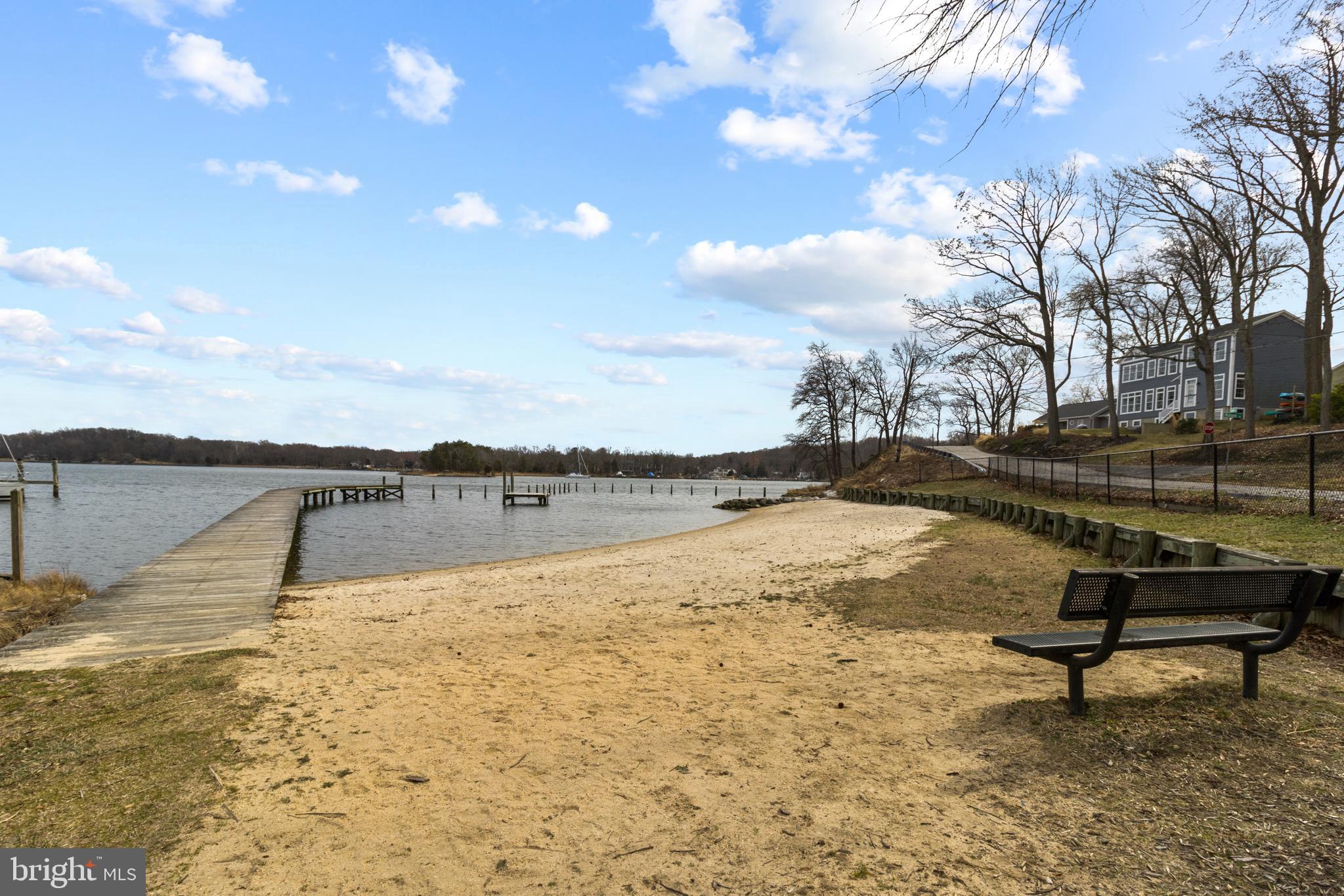 1615 Oldtown Road Edgewater, MD 21037 - Photo 33 of 35 a view of a lake with a terrace
