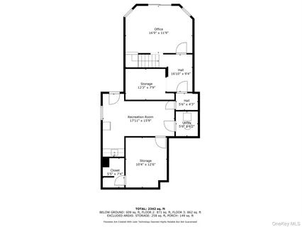 a picture of a bench in front of a wall