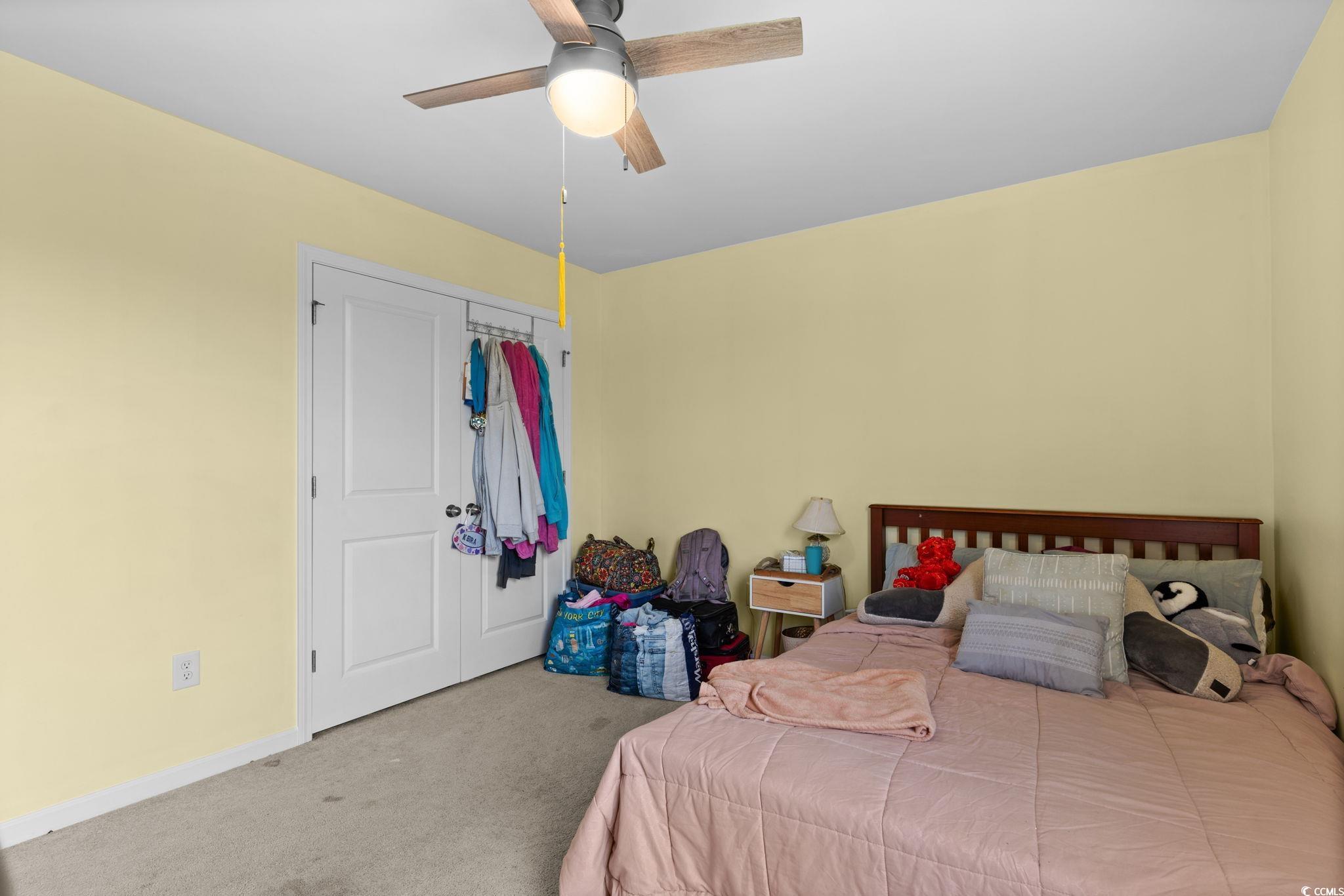 196 Cypress Tree Loop Longs, SC 29568 - Photo 26 of 40 Carpeted bedroom with ceiling fan, baseboards, and a closet