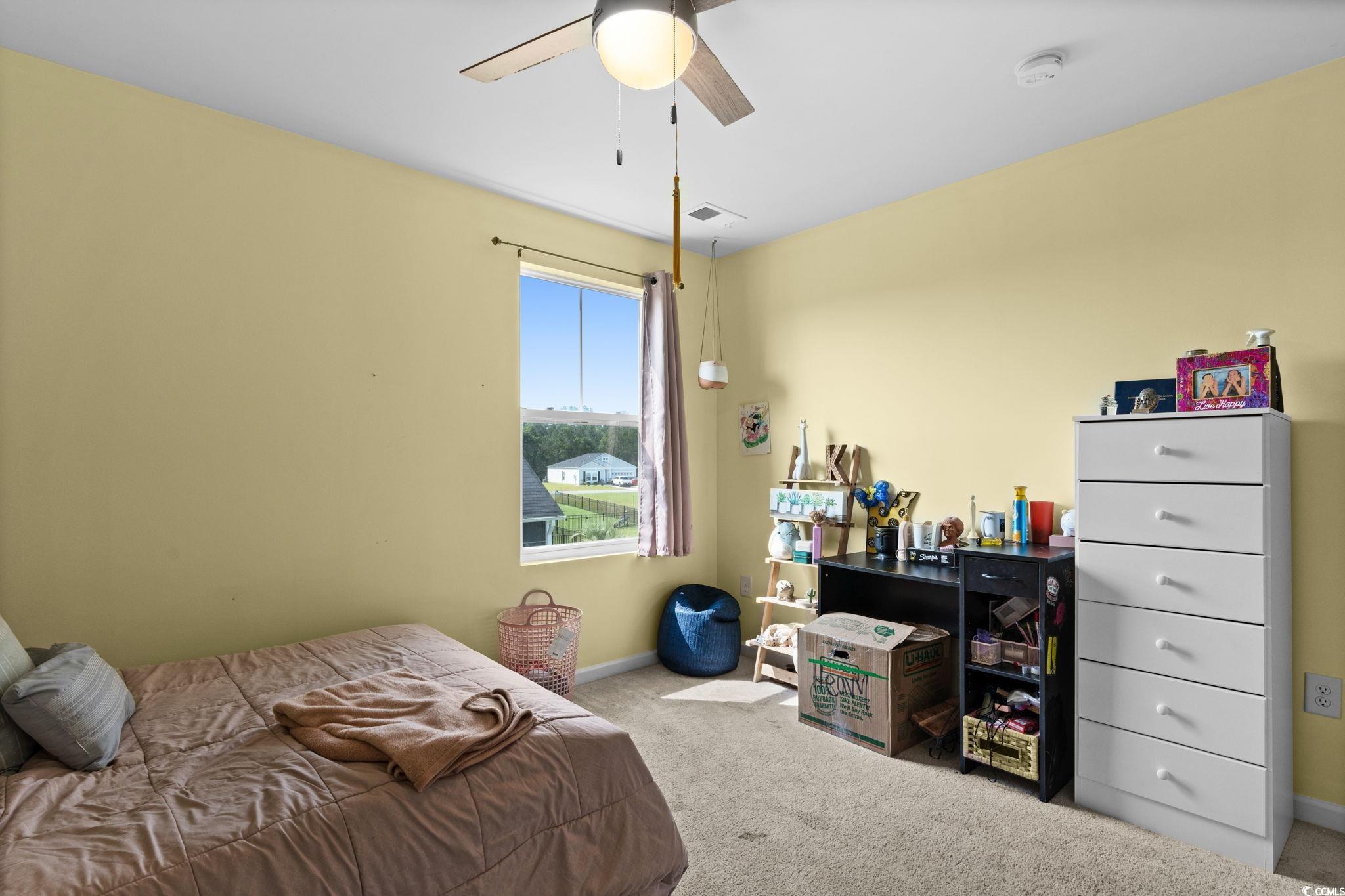 196 Cypress Tree Loop Longs, SC 29568 - Photo 27 of 40 Bedroom featuring carpet floors, baseboards, and a ceiling fan