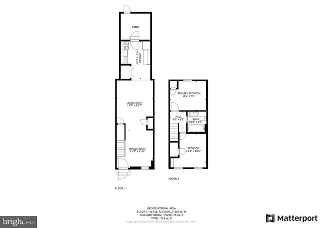 a front view of a building with street view