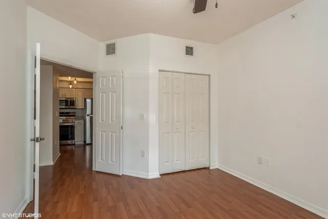 wooden floor in an empty room
