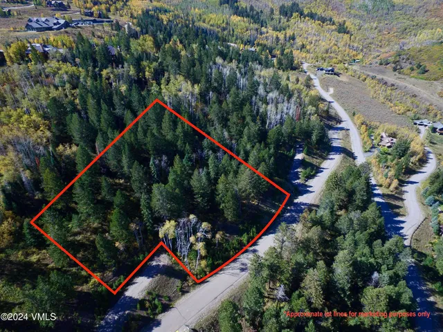 an aerial view of a house swimming pool and outdoor space