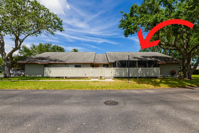 a view of a house with a swimming pool