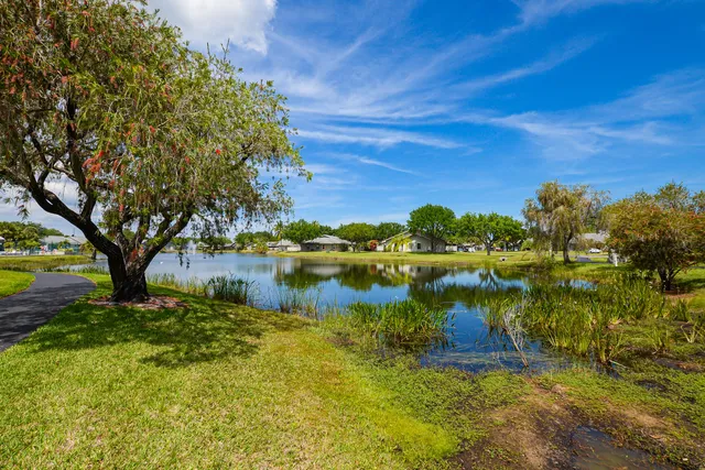 a view of lake with houses