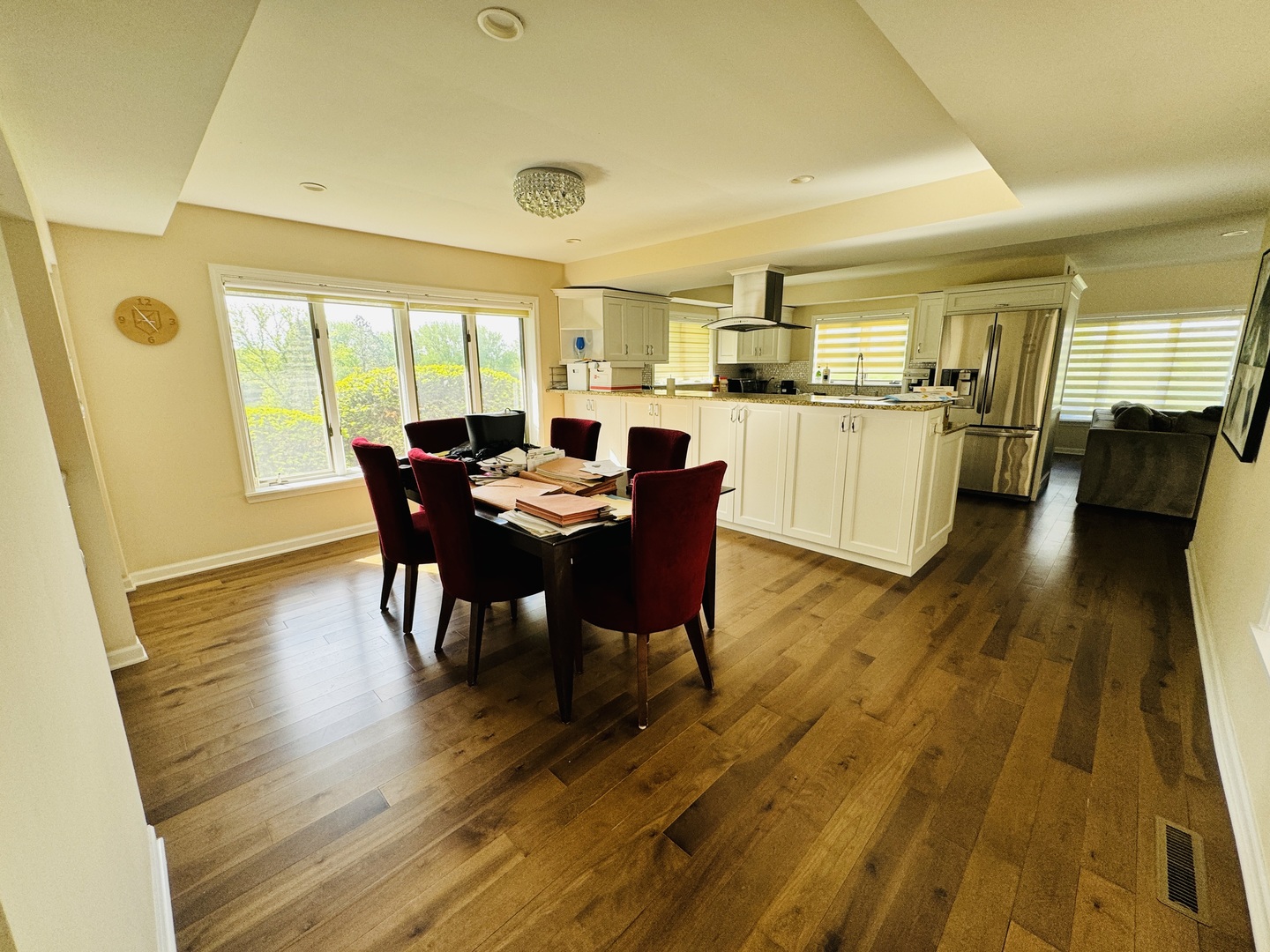 4279 Hilltop Road Long Grove, IL 60047 - Photo 4 of 21 a view of a dining room with furniture and wooden floor