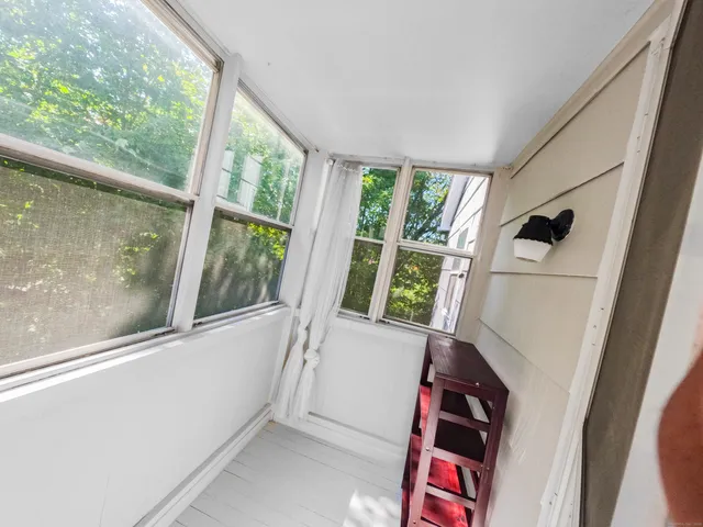 a view of front door