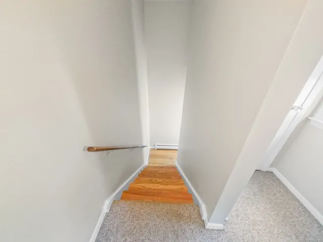 a view of an front door