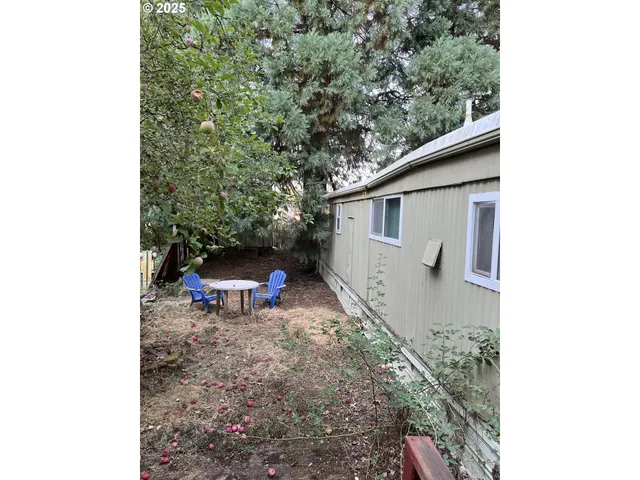 a living room with furniture and a mirror