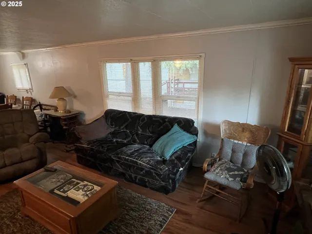 a outdoor space with furniture