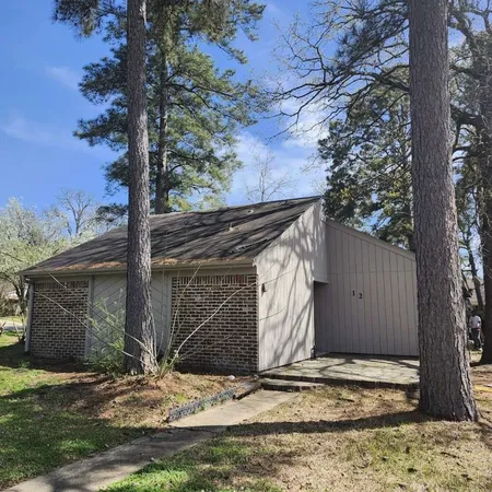 a backyard of a house