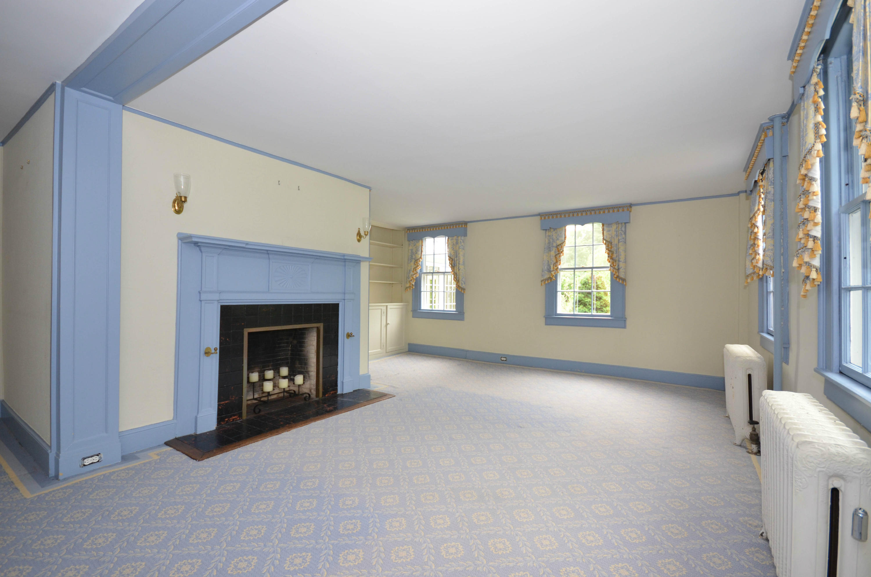 1462 Oenoke Ridge New Canaan, CT 06840 - Photo 5 of 25 a view of empty room with a fireplace