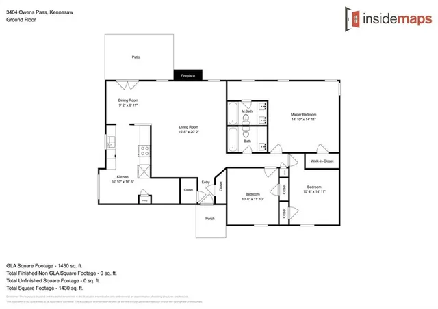 a picture of a wall with a white building