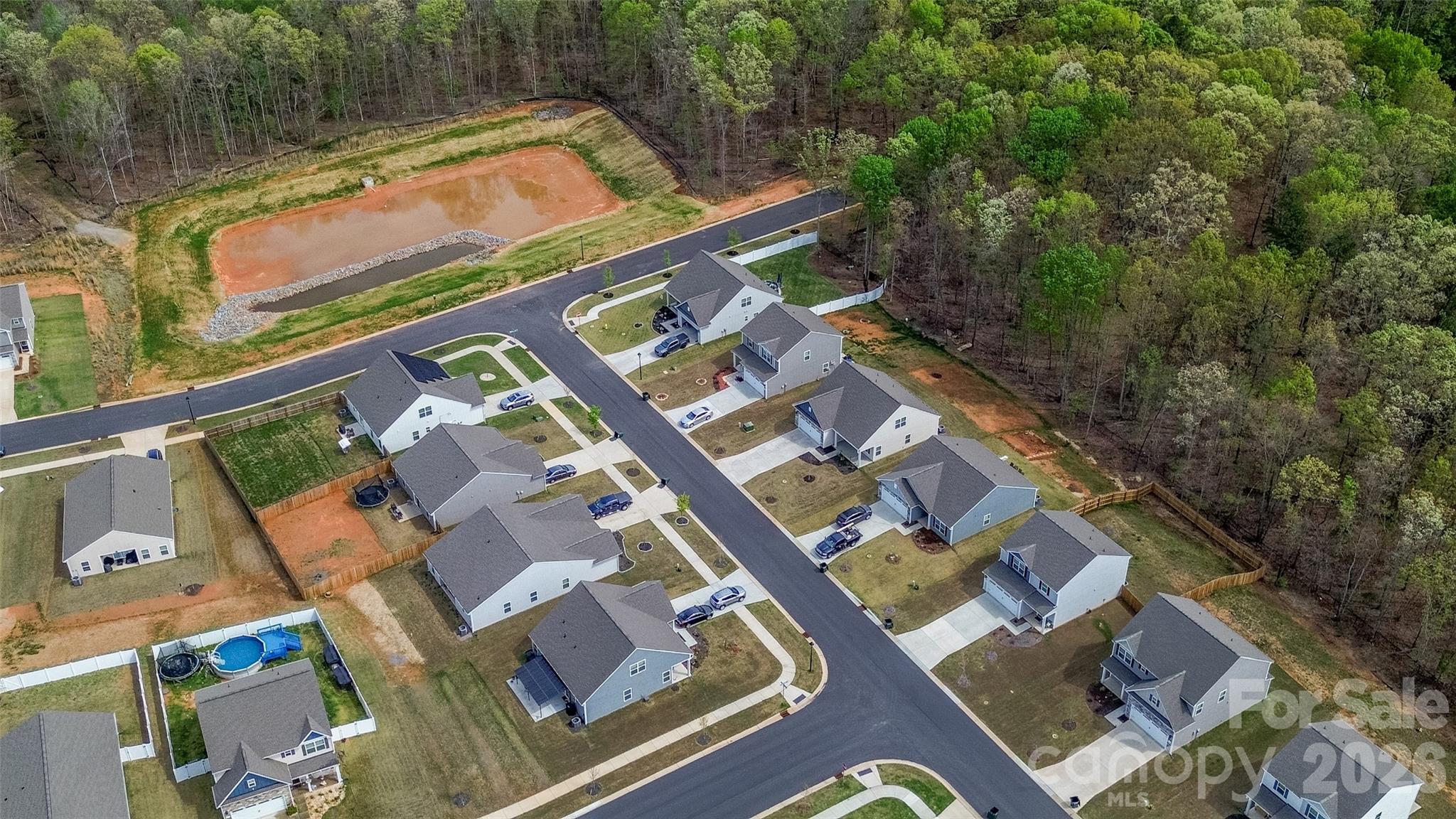 109 Brixham Loop Troutman, NC 28166 - Photo 43 of 44 an aerial view of residential house with outdoor space