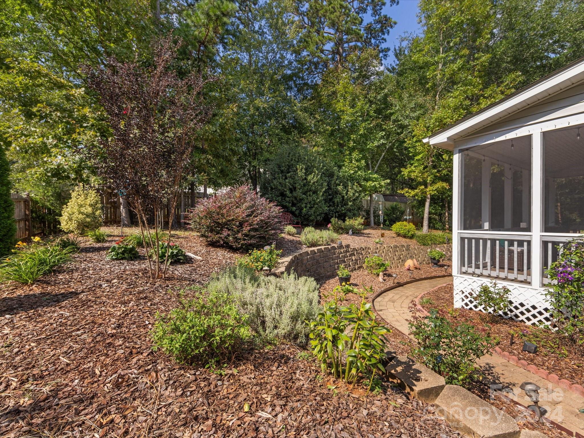 4100 Cherrybrook Drive Mint Hill, NC 28227 - Photo 37 of 45 a view of backyard with green space