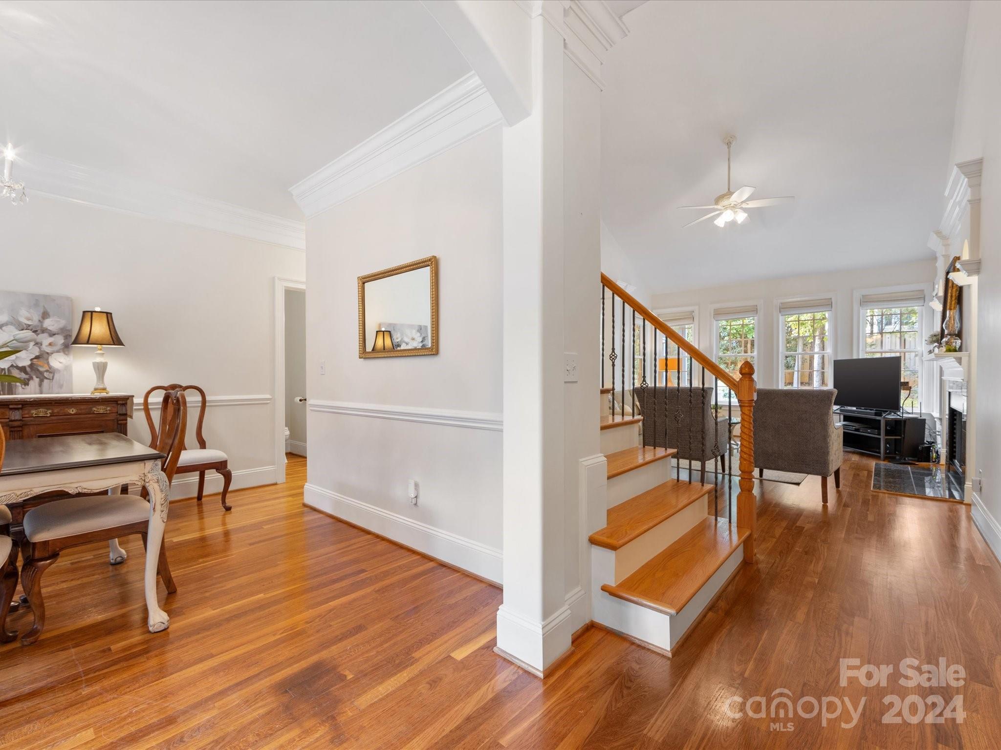 4100 Cherrybrook Drive Mint Hill, NC 28227 - Photo 7 of 45 a view of a livingroom with furniture and hardwood floor