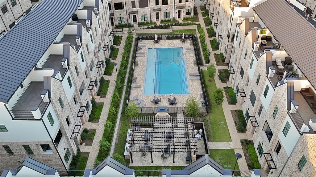 5437 Patterson Street Irving, TX 75039 - Photo 38 of 40 Aerial view of a pool