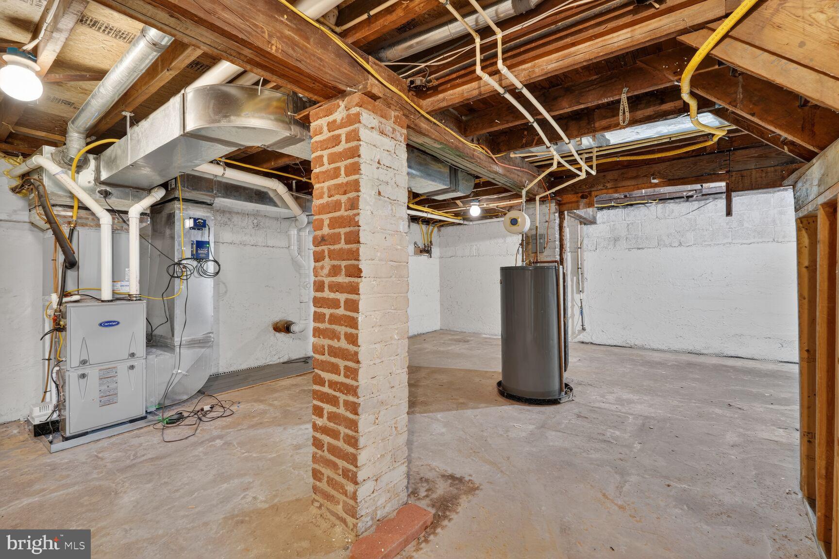 1242 Anacostia Road Southeast Washington, DC 20019 - Photo 21 of 25 Unfinished Basement