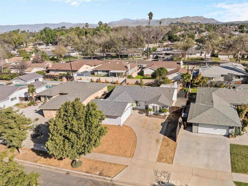 6240 Wiehe Avenue Riverside, CA 92506 - Photo 30 of 47 an aerial view of residential houses with outdoor space and trees