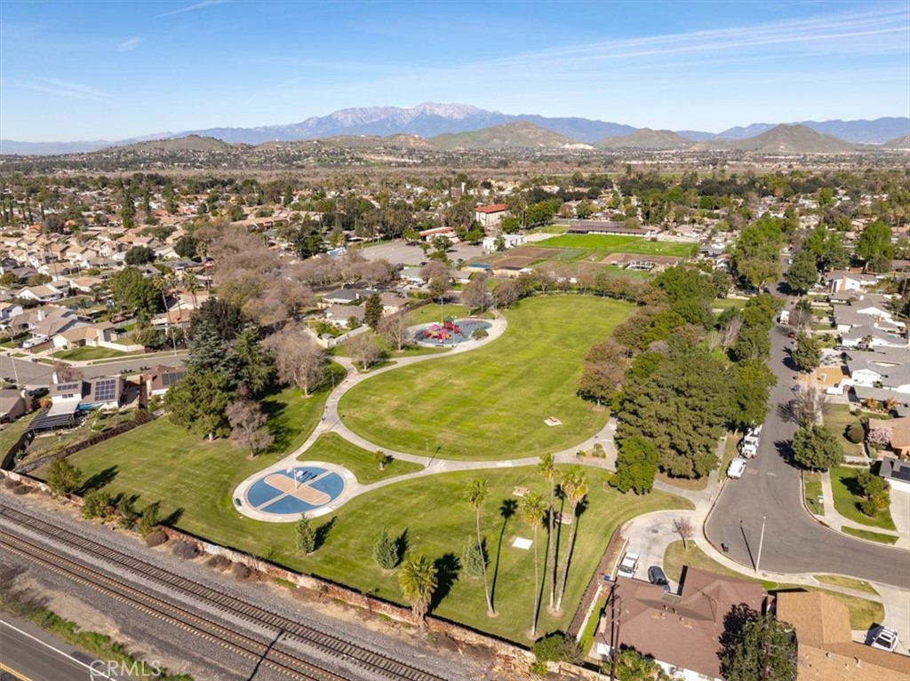 6240 Wiehe Avenue Riverside, CA 92506 - Photo 36 of 47 an aerial view of residential houses with outdoor space